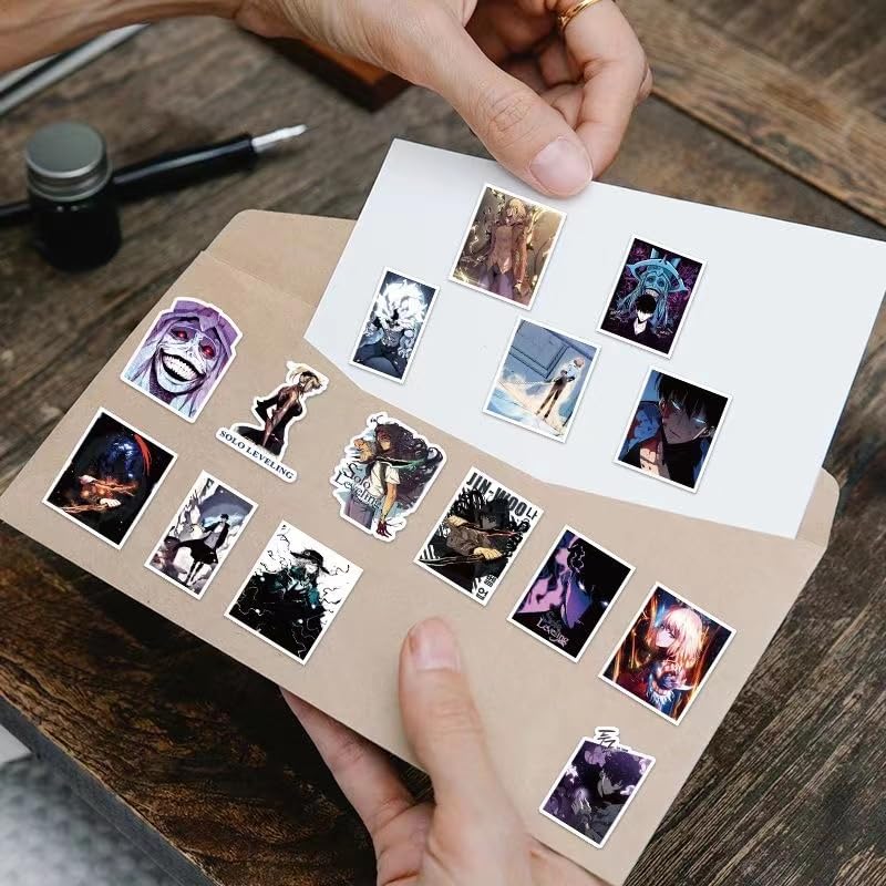 Amazon.co.jp: 俺だけレベルアップな件 104枚 ステッカーセット 水篠旬